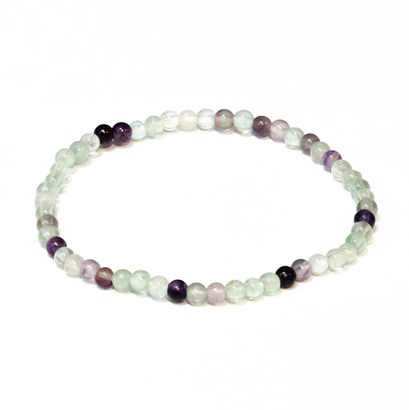 Fluorite Bracelet 4mm - Sacred Crystals Bracelets
