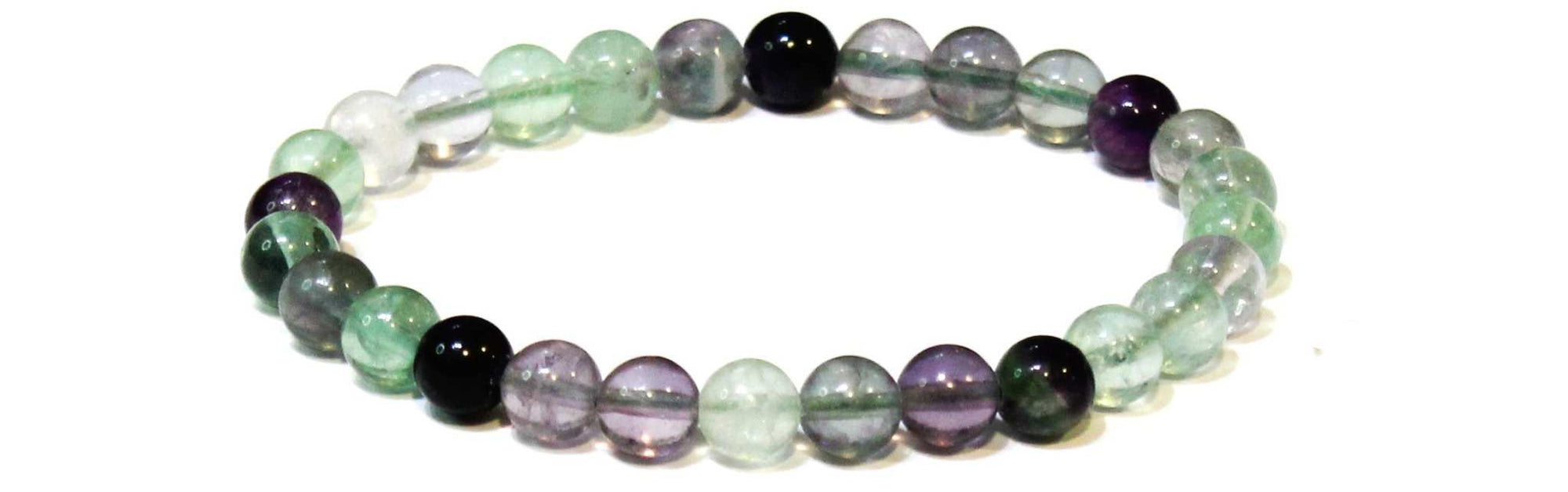 Fluorite Stackable Bracelet - Sacred Crystals Bracelets