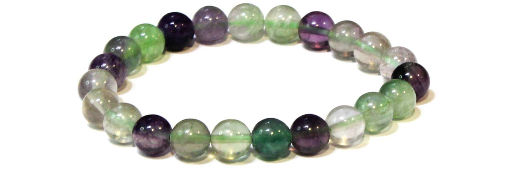 Fluorite Stackable Bracelet - Sacred Crystals Bracelets
