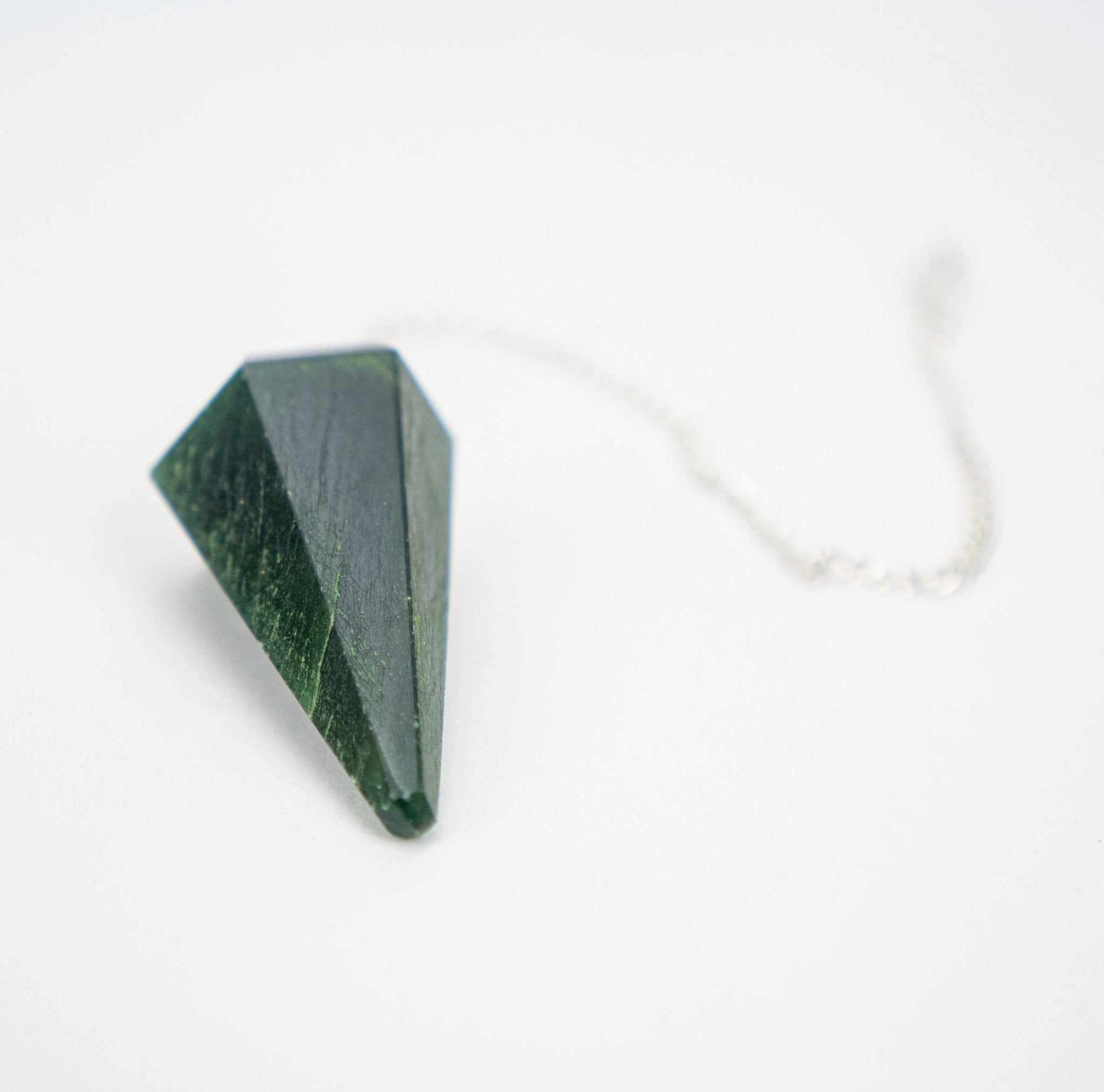 Green Aventurine Pendulum 6 sided point - Sacred Crystals Pendulums