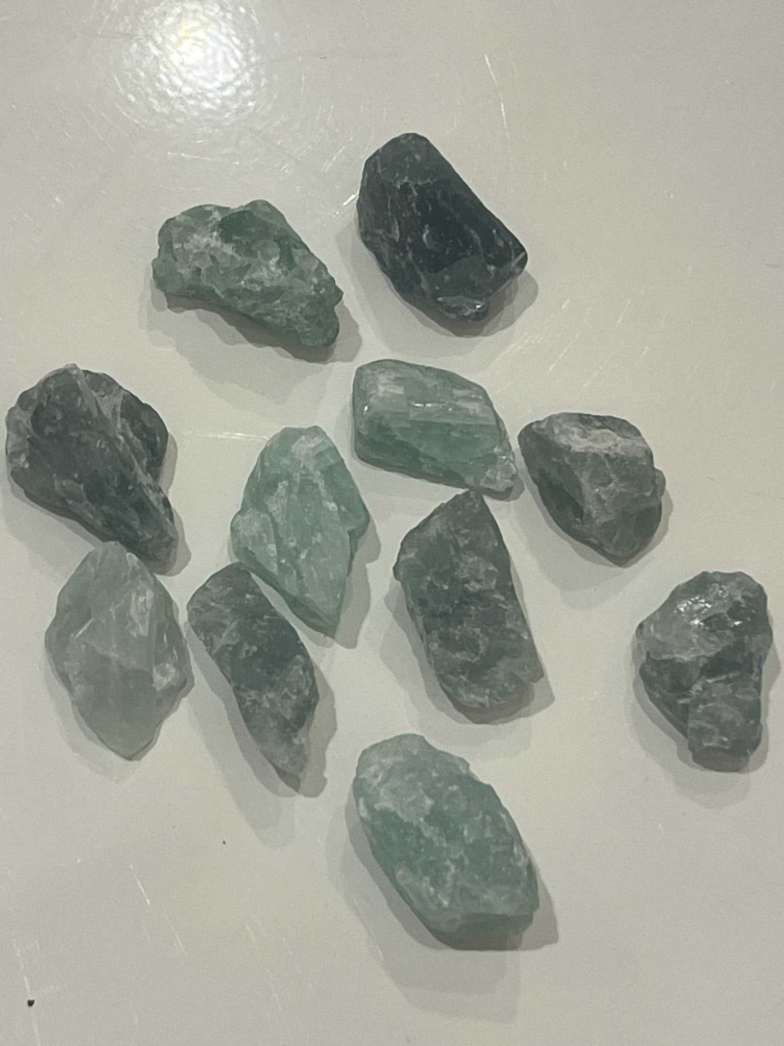 Green Fluorite Rough - Sacred Crystals Rough Stones