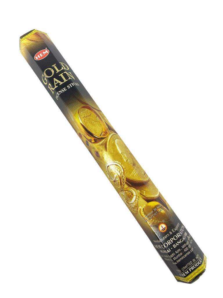 Incense Stick - Gold Rain 20 Ct - Sacred Crystals Incense Sticks