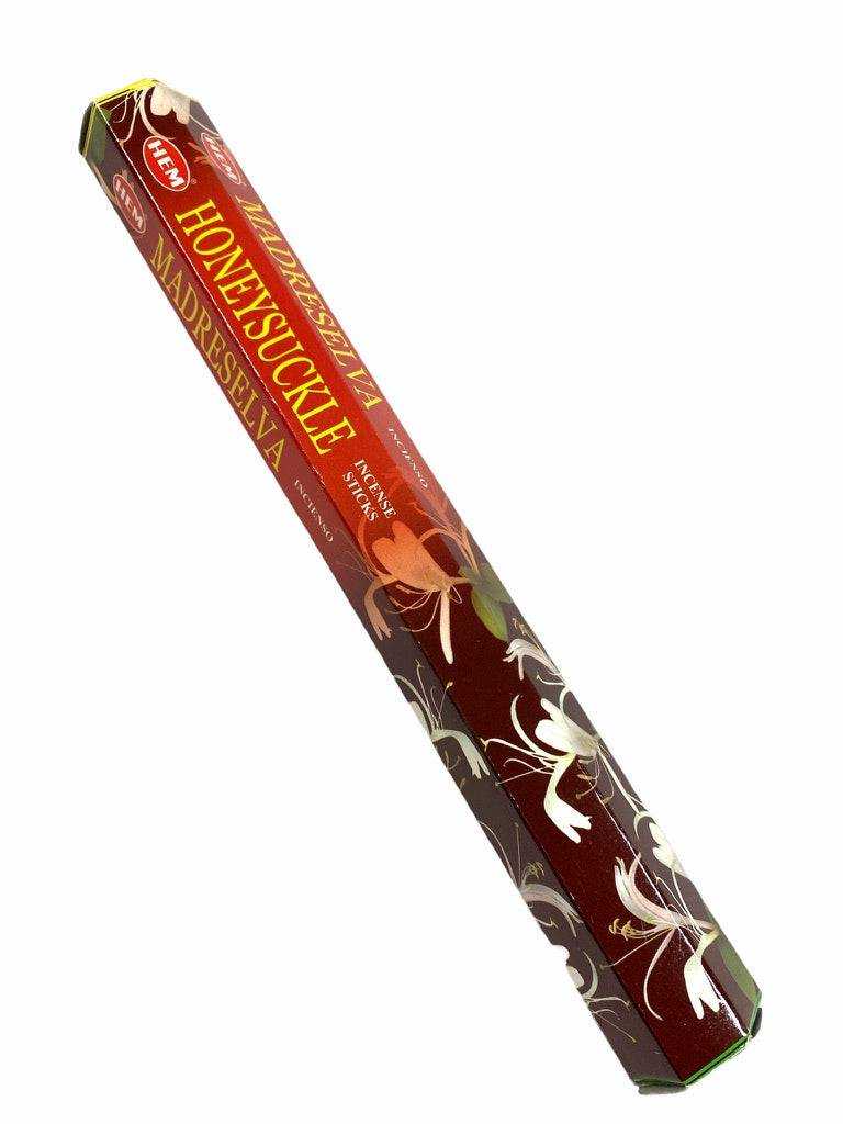 Incense Stick - Honeysuckle 20 Ct - Sacred Crystals Incense Sticks