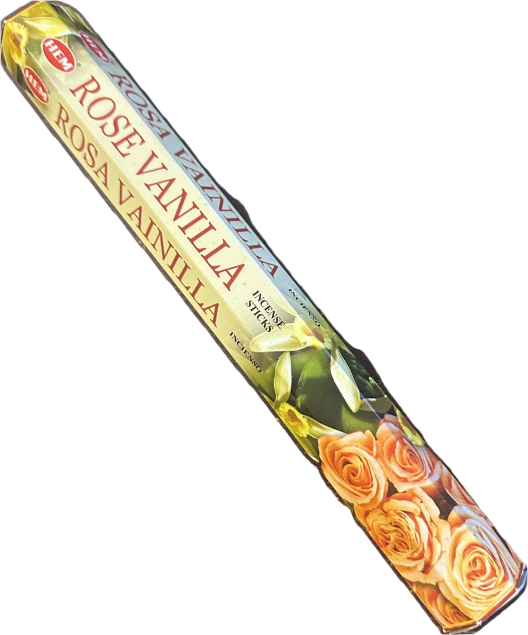Incense Stick - Rose Vanilla - Sacred Crystals Incense Sticks