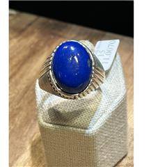 Lapis Lazuli Ring Size 15 - "Big Boy Blue" - Sacred Crystals Rings