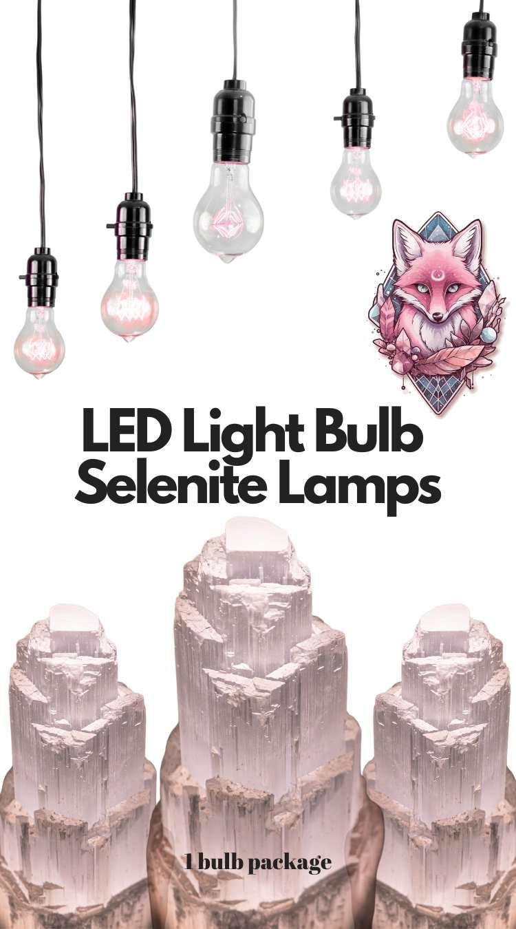 LED Light Bulb for Lamps - Sacred Crystals Lamp