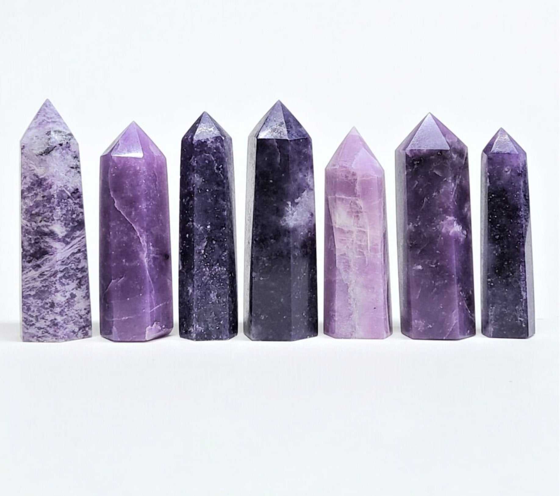 Lepidolite Destiny Tower - Sacred Crystals Lepidolite