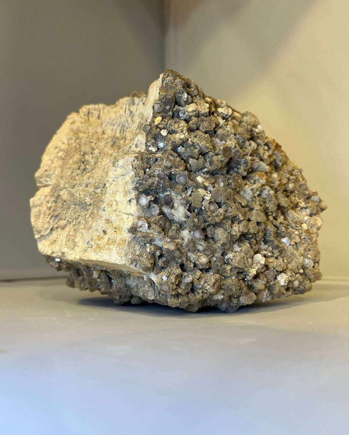Lepidolite Quartz Barite on Feldspar Matrix - Sacred Crystals All Crystals