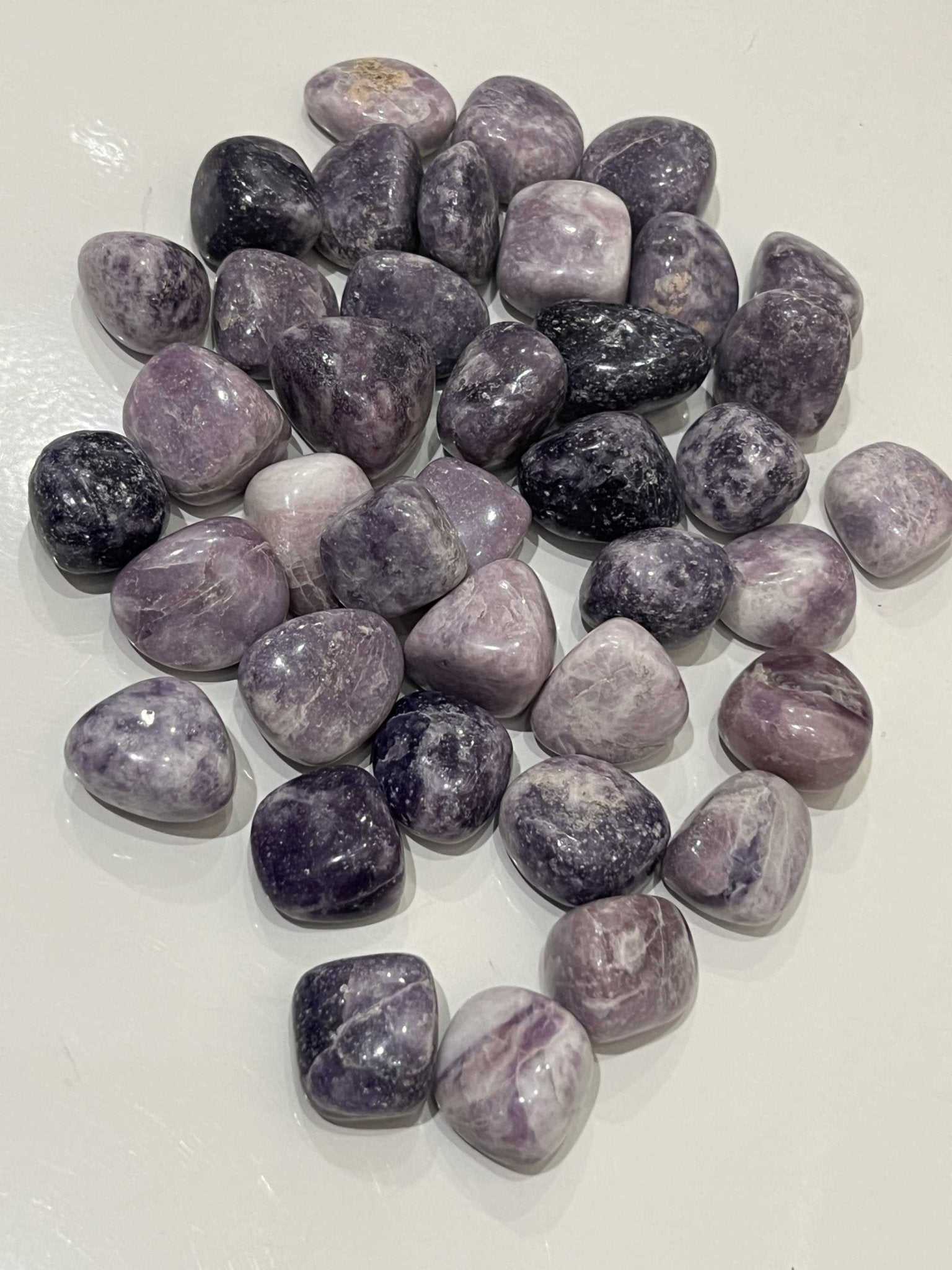 Lepidolite Tumbled Stone - Sacred Crystals Tumbled Stones