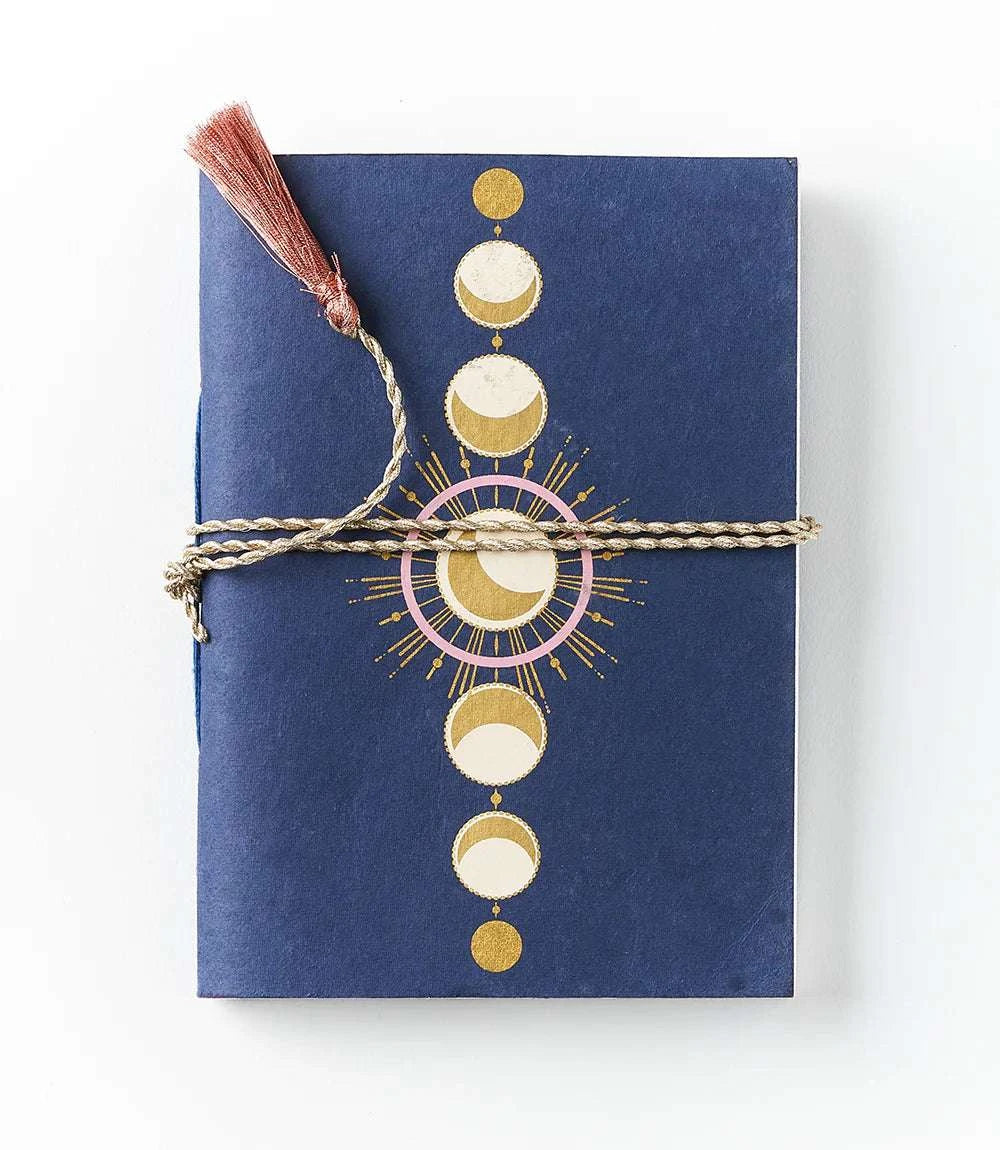 Blue Moon Phase Journal w/ cord