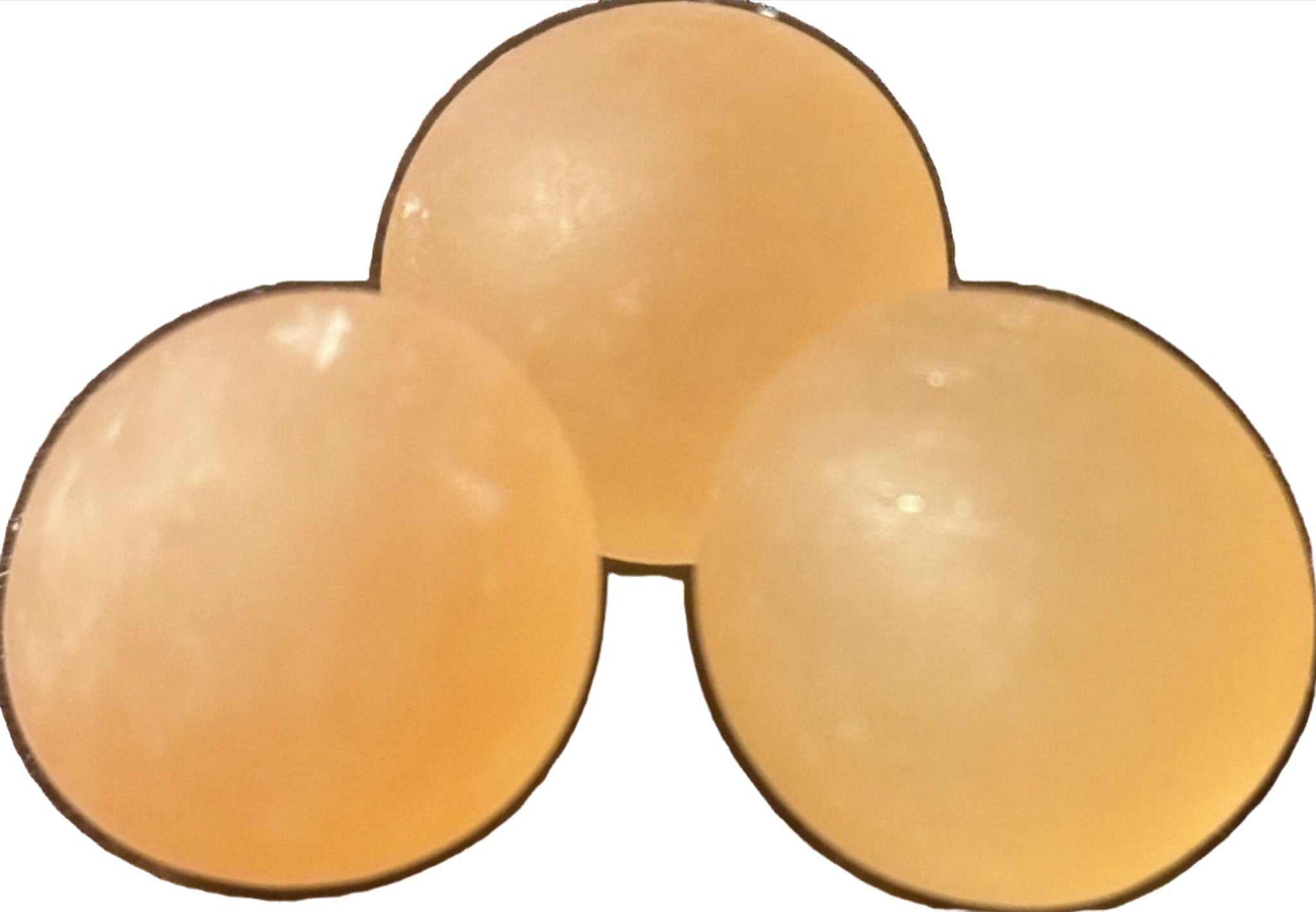 Peach Selenite Pocket Sphere - Sacred Crystals Selenite