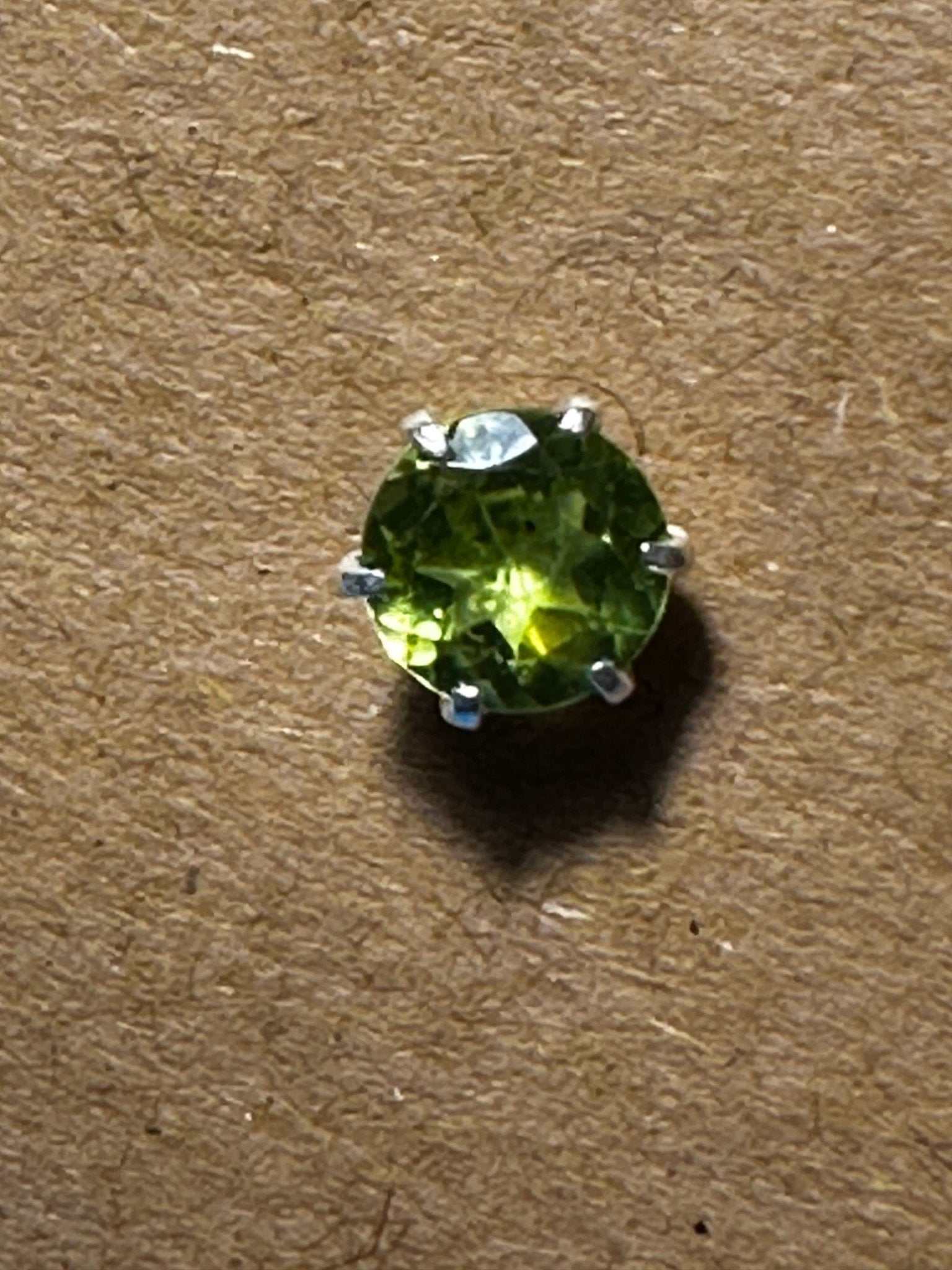 Peridot Post Earrings - Sacred Crystals Earrings