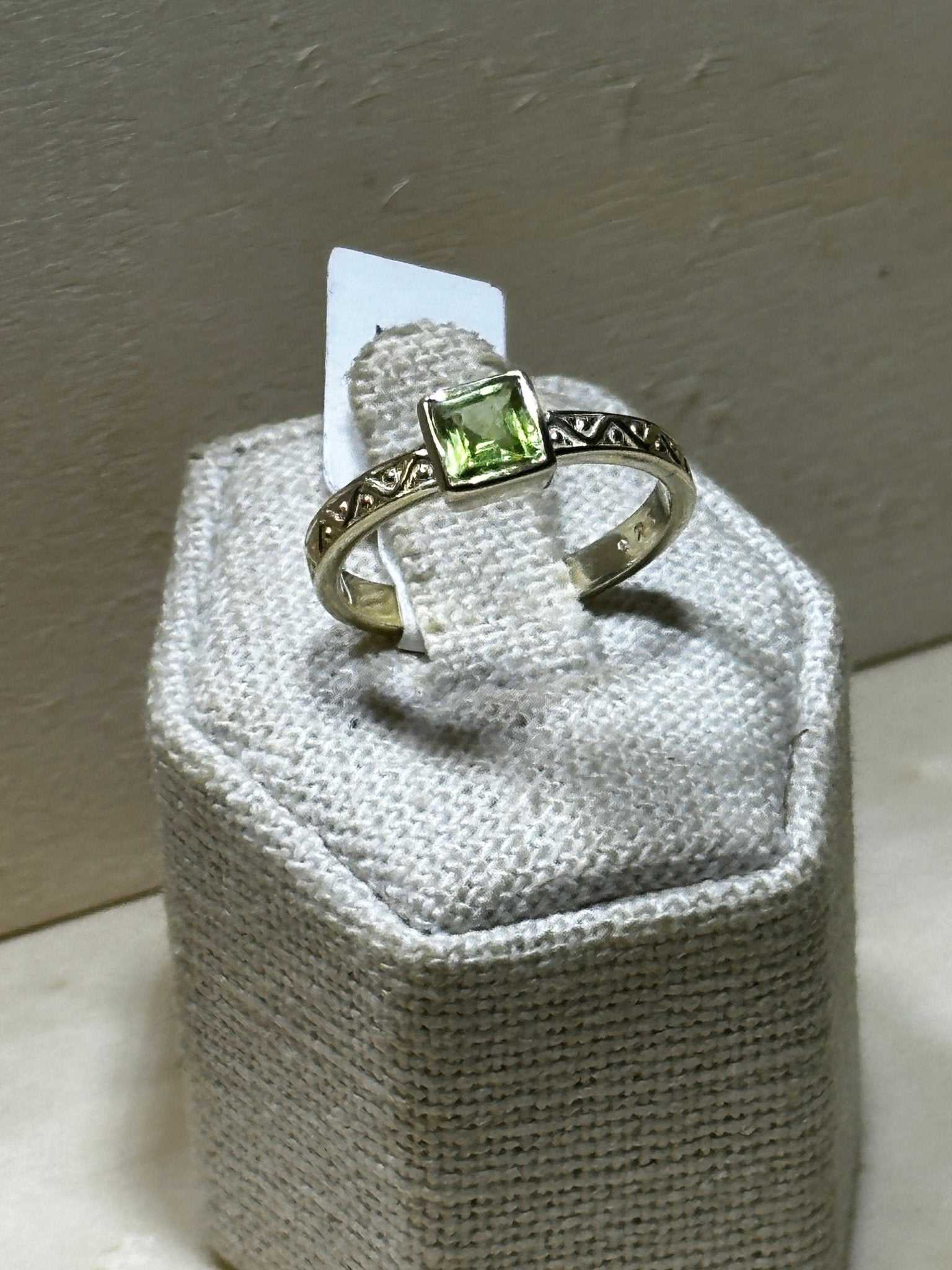 Peridot Ring Size 9 (2.9023) - Sacred Crystals Rings