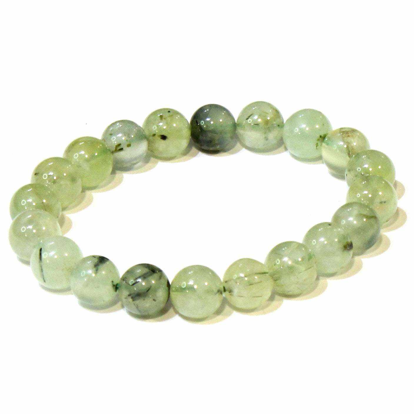 Prehnite Stackable Bracelet - Sacred Crystals Bracelets