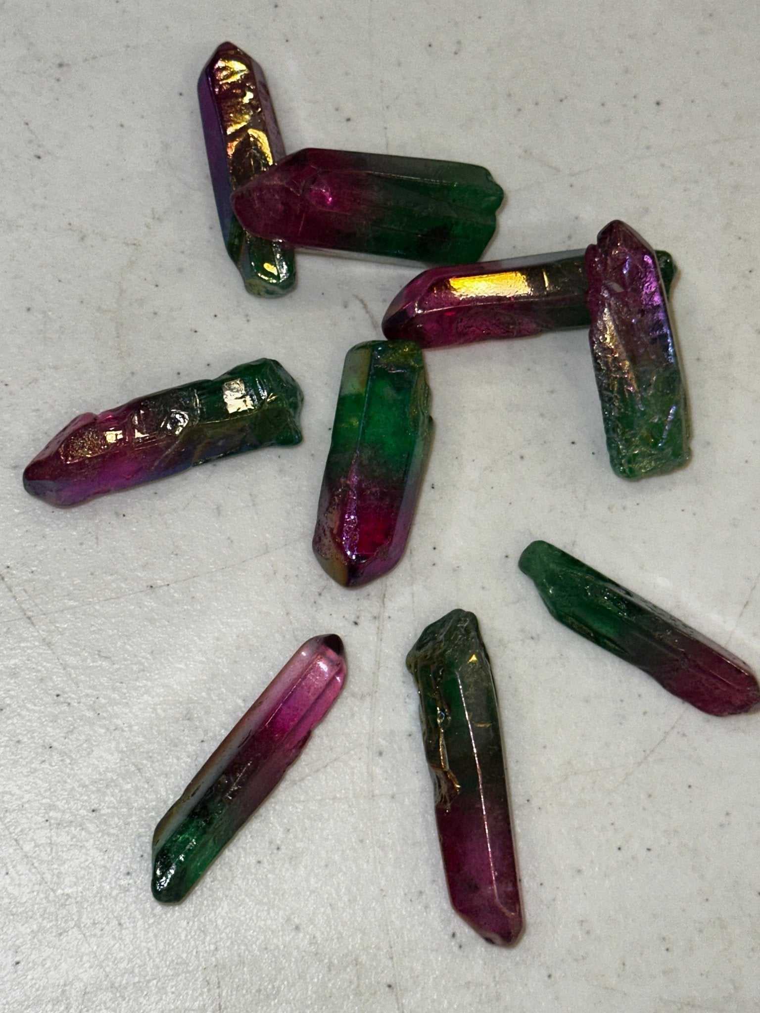Quartz PRIDE Rainbow Points - Sacred Crystals All Crystals