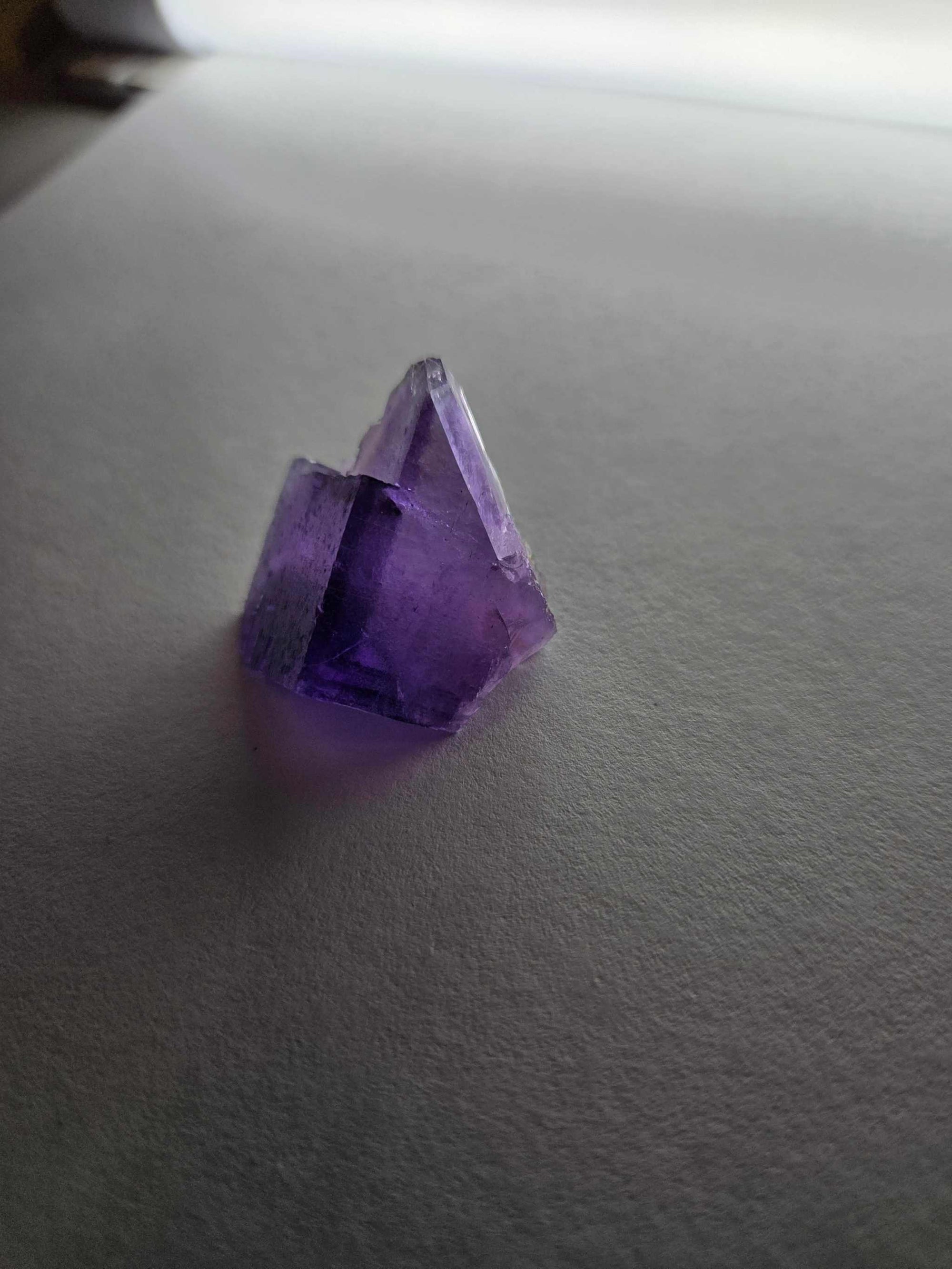 Purple Fluorite Specimen .96 oz (Veil of Violet Clarity)