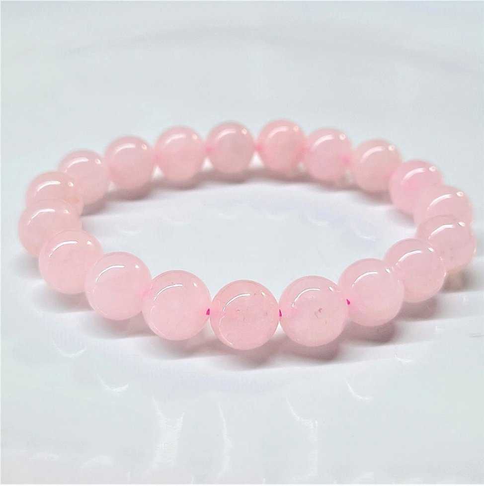 Rose Quartz Stackable Bracelet - Sacred Crystals Bracelets