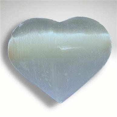 Selenite Heart Crystal for Cleansing and Chakra Alignment