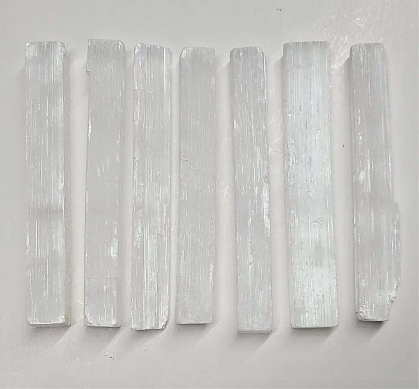 Selenite Stick Rough - Approx 10" - Sacred Crystals Selenite