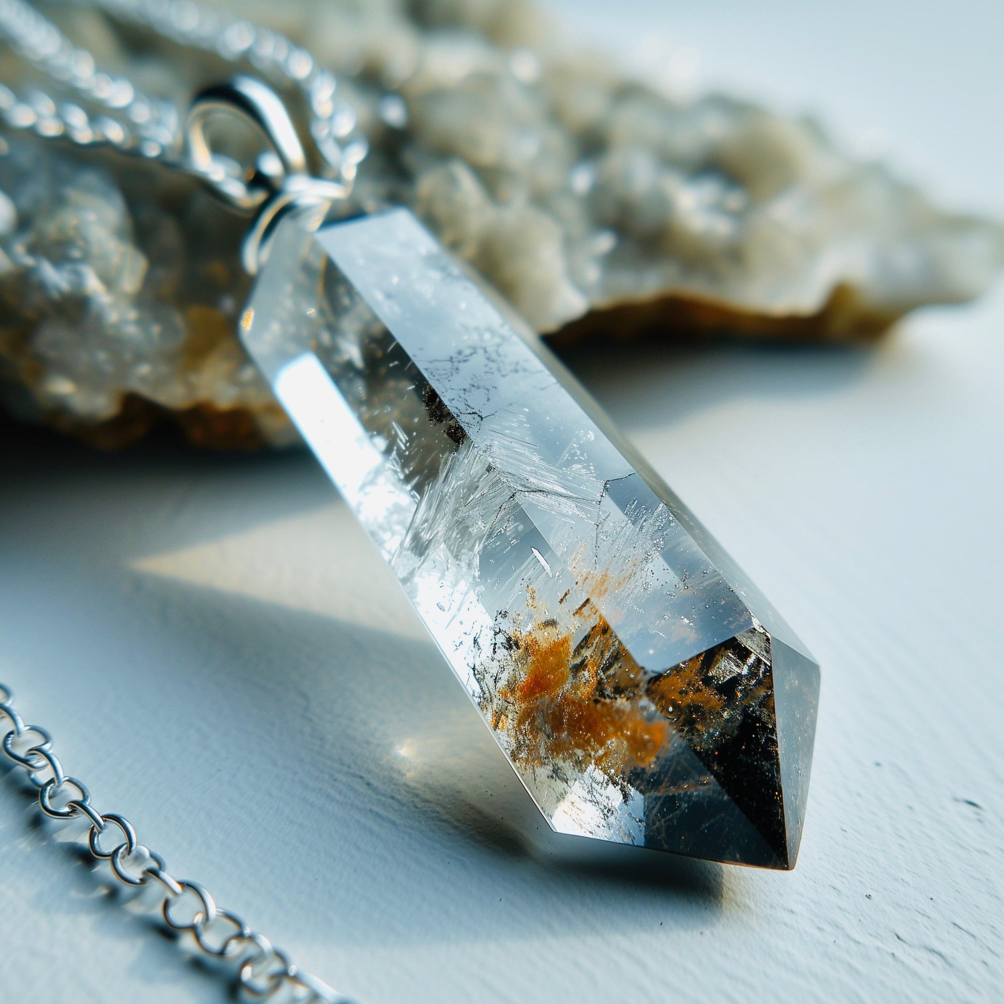 Crystal Energy Pendant Necklaces - Sacred Crystals