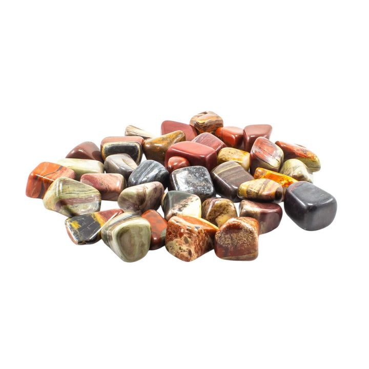 Poppy Jasper Tumbled Pocket Stone