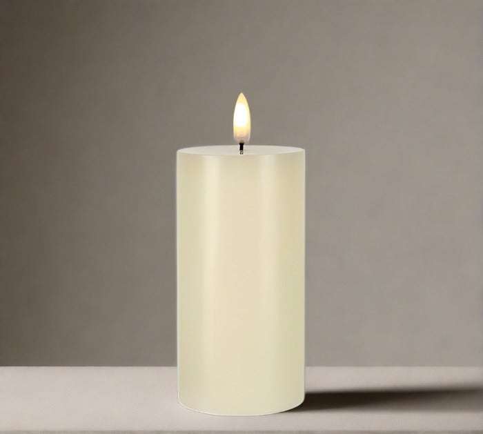 6" Ivory Candle ~ Paraffin, Candles, Candles
