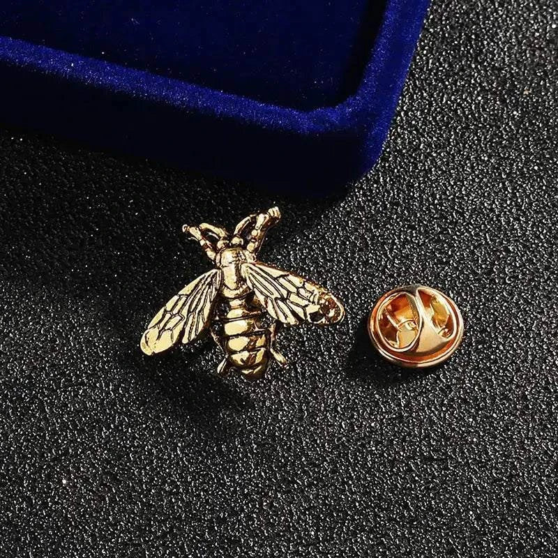 Retro Golden Bee Brooch