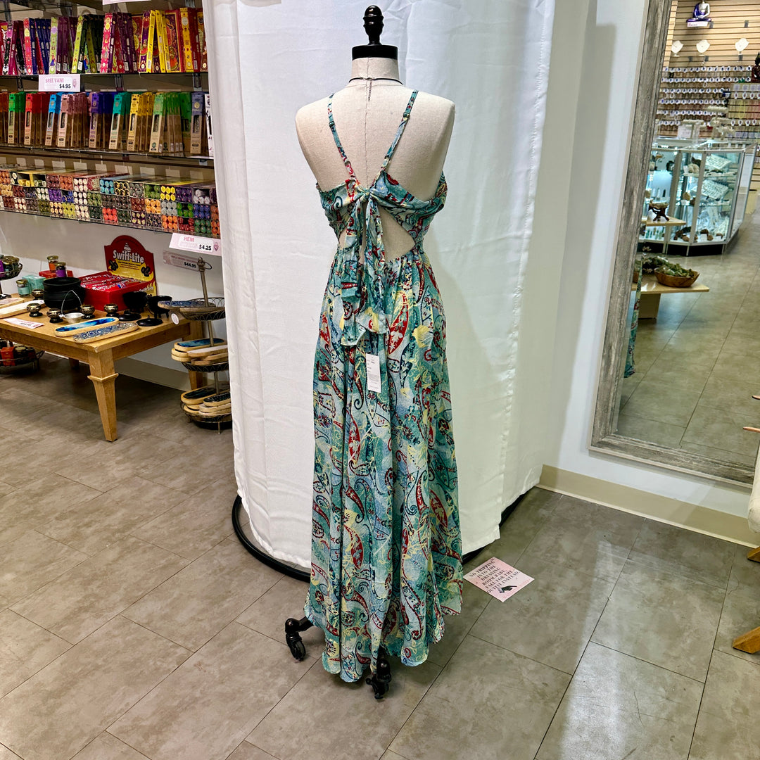 Long Sari Boho Summer Sun Dress