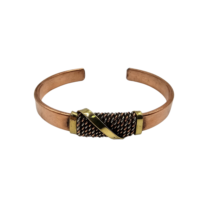 Pure Solid Copper Cuff Bracelet