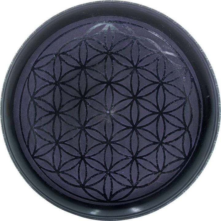 Purple Flower of Life Singing Bowl - 9.5"
