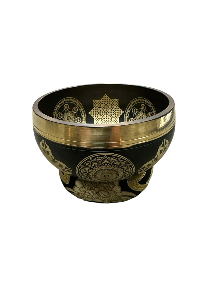 Tibetan Antique Laser Carved Singing Bowl