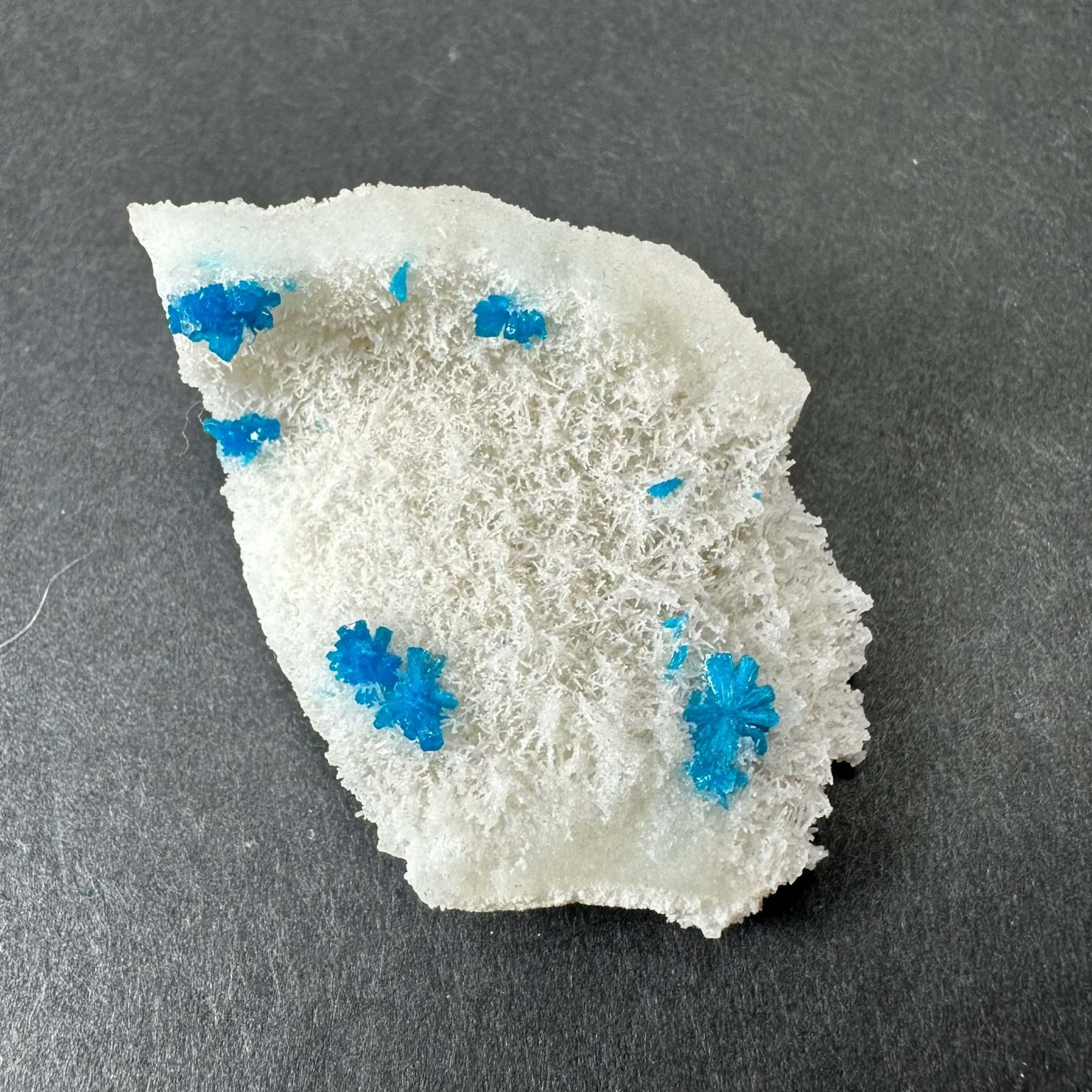 Cavansite Ball 'Floaters' on Stilbite MD