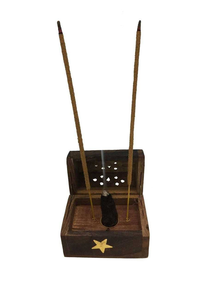 Wooden Coffin Box (Small)  CARVING