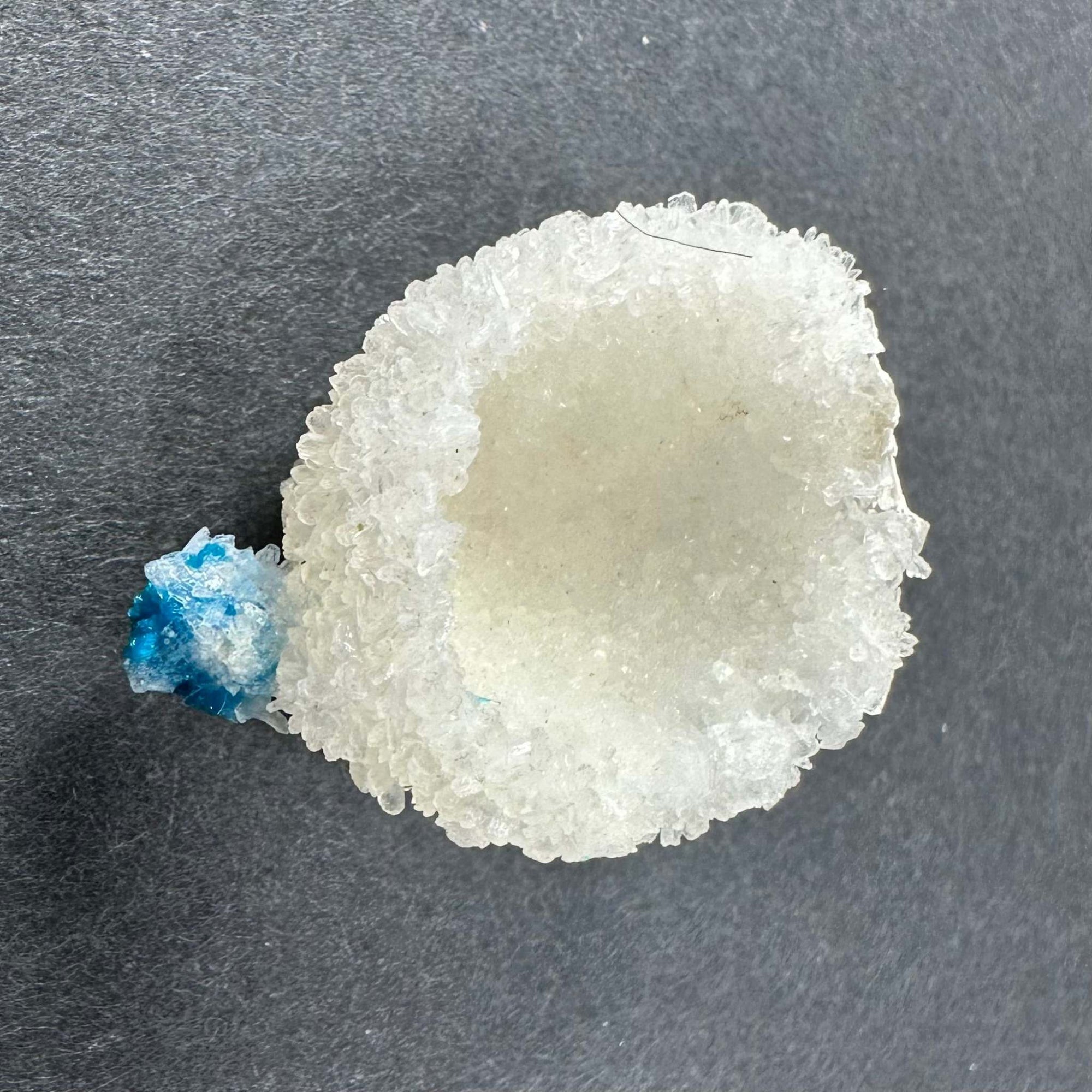 Cavansite Ball 'Floaters' on Stilbite SM from Maharashtra, Pune, India