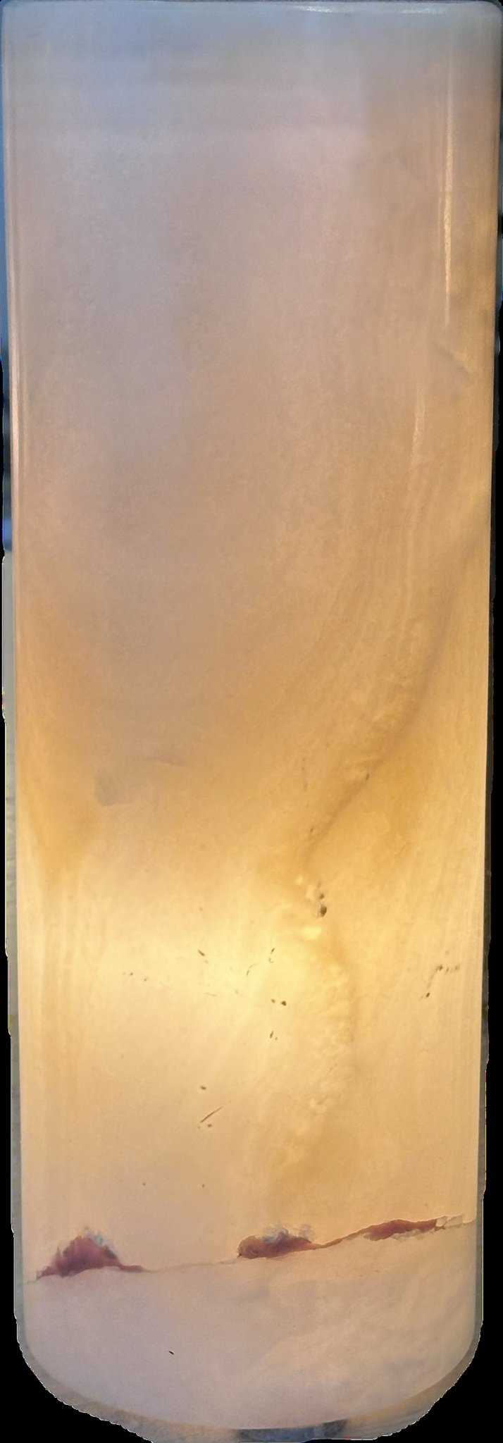 12"x4" Onyx Cylinder Lamp from Morocco - Sacred Crystals Home Decor