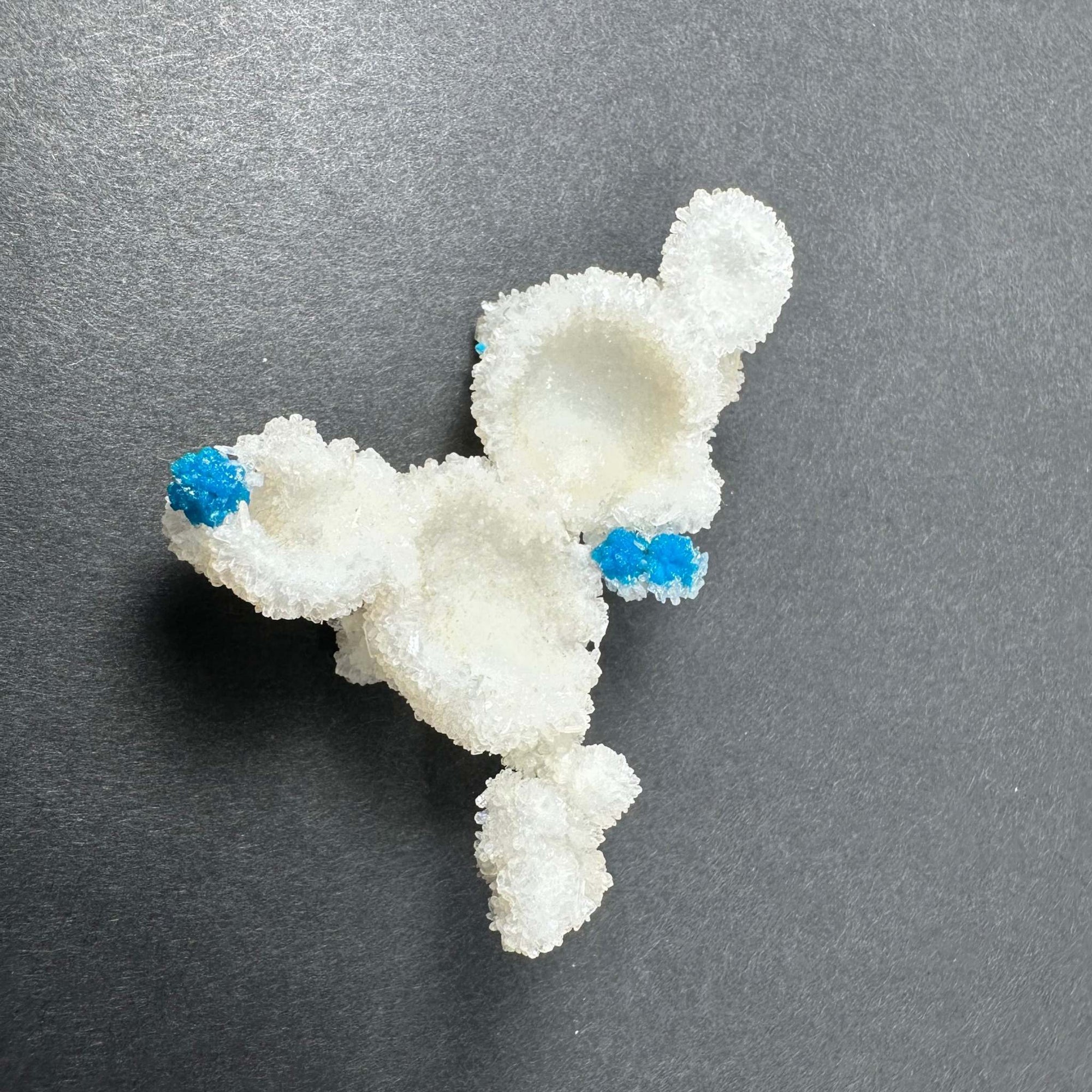 Cavansite Ball 'Floaters' on Stilbite MD