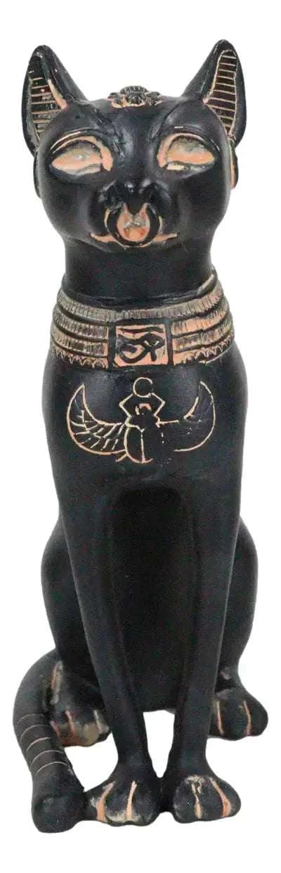 Small Egyptian Bastet Cat Statue 5"
