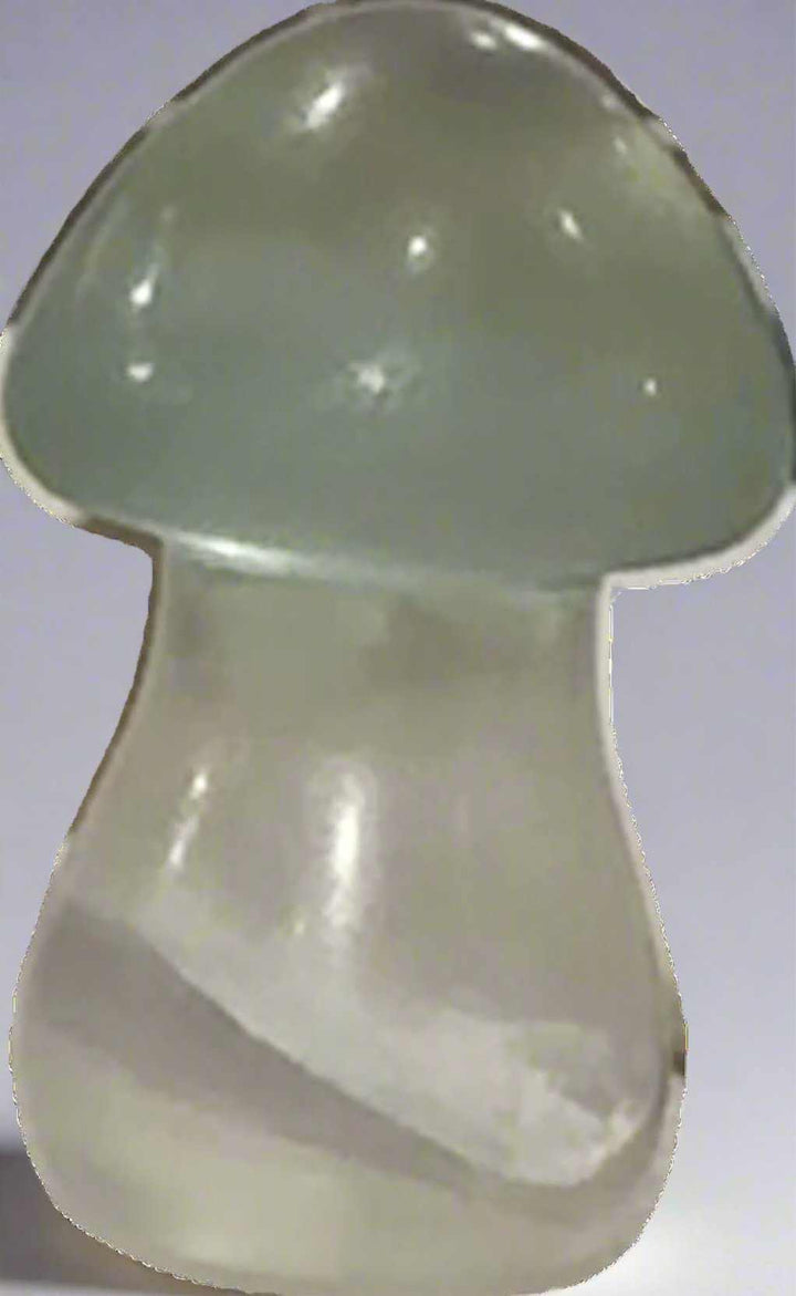1.5" Fluorite Mushroom - Sacred Crystals Tumbled Stones