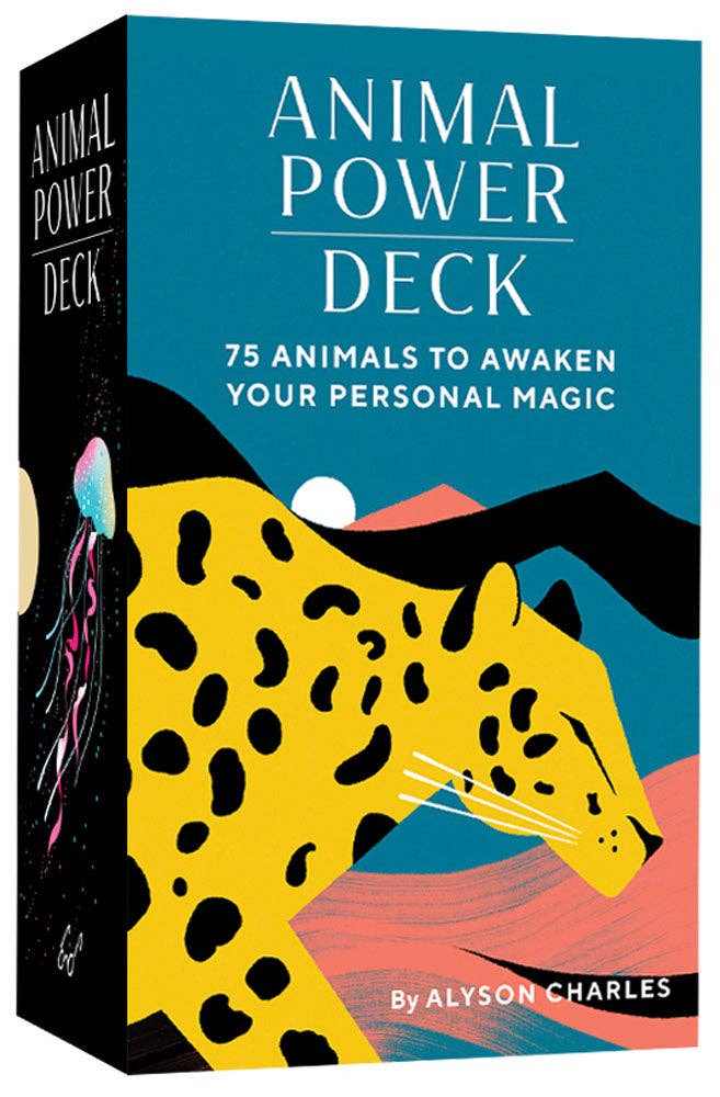 Animal Power Deck by Alyson Charles featuring illustrated animal cards and wisdom teachings.