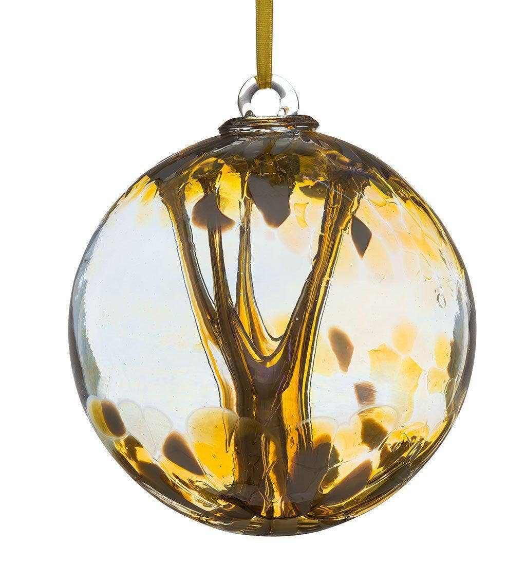 15cm Spirit Ball - Pastel Gold - Sacred Crystals Home Decor