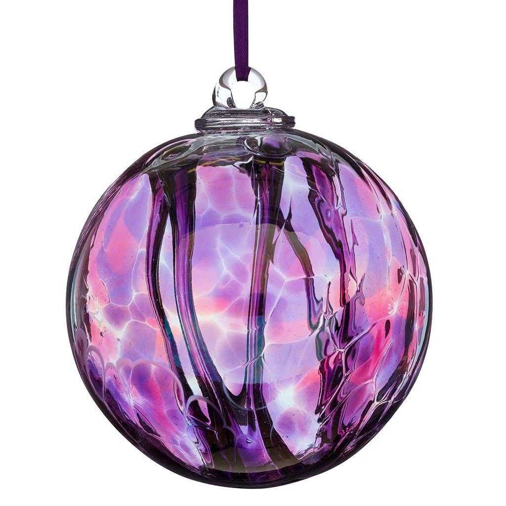 15cm Spirit Ball - Pink & Purple - Sacred Crystals Home Decor