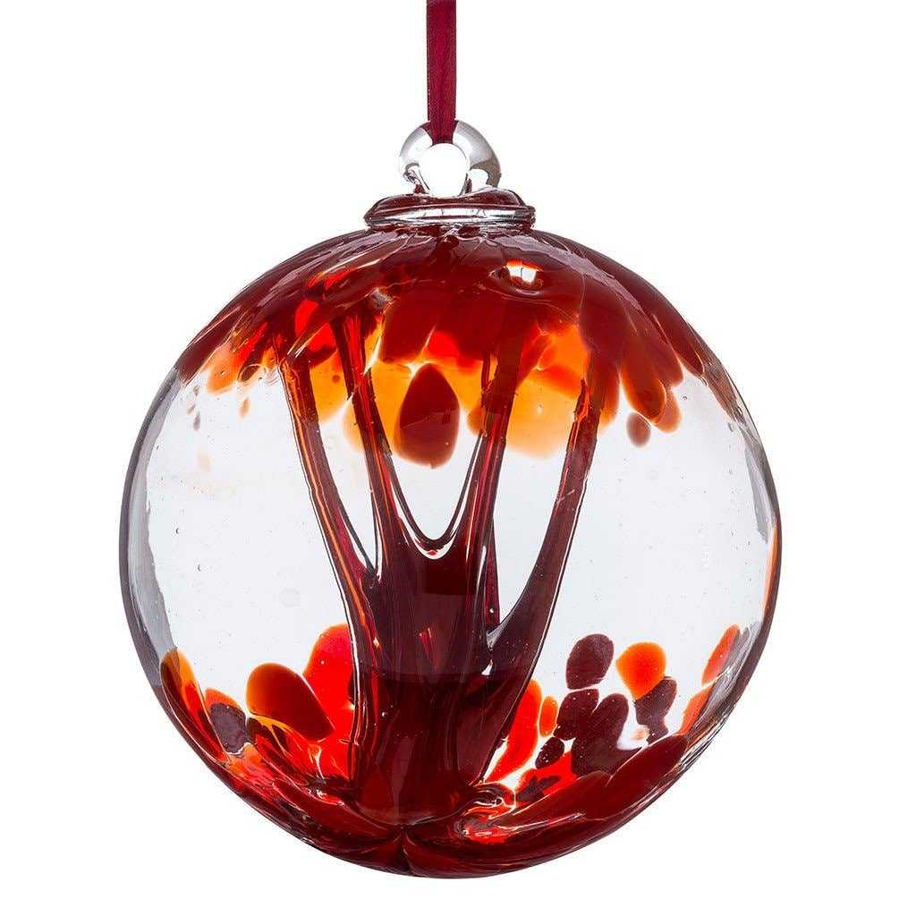 15cm Spirit Ball - Red - Sacred Crystals Home Decor