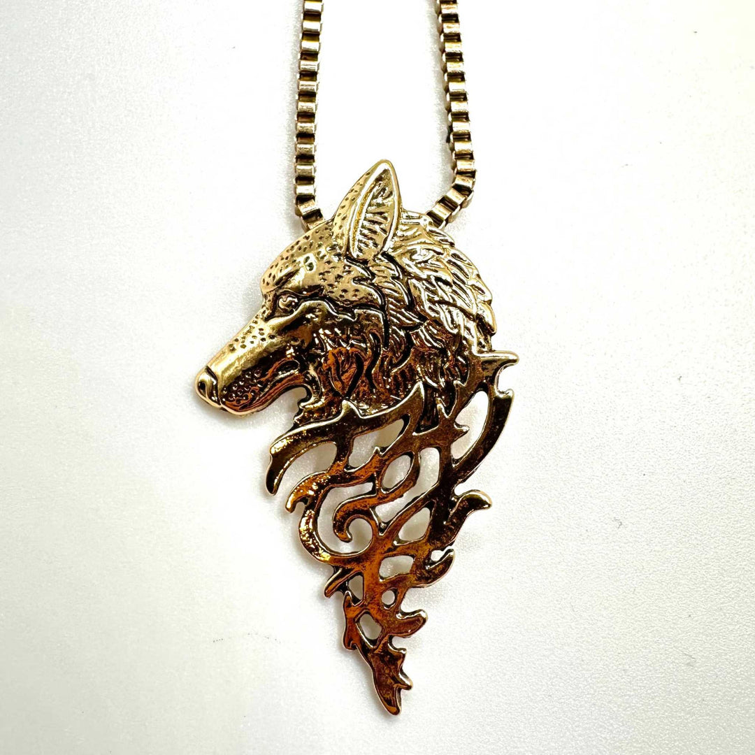 Wolf Pendant Necklace