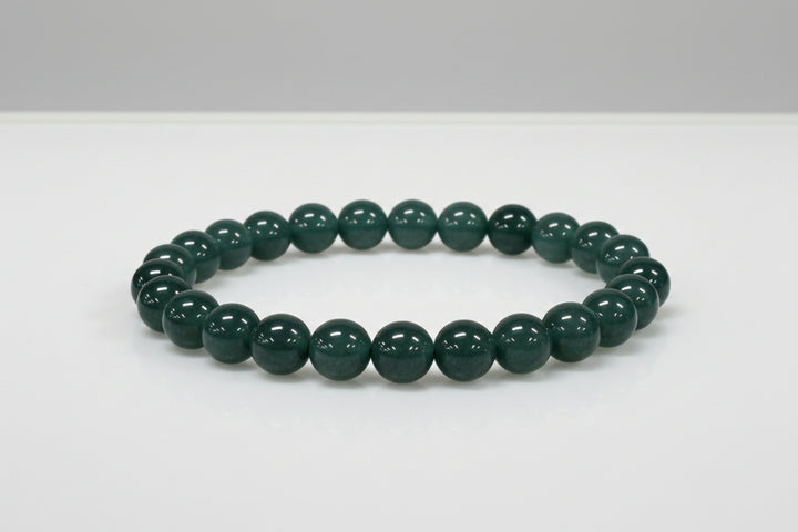 Jade Jadeite Round Bead Bracelet 8mm - Eternal Harmony