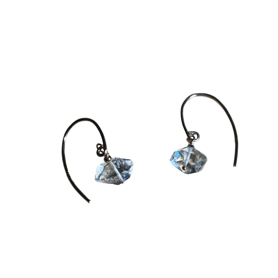 Herkimer Bertoni Dangle Earrings - Rose Gold Filled Sterling Silver