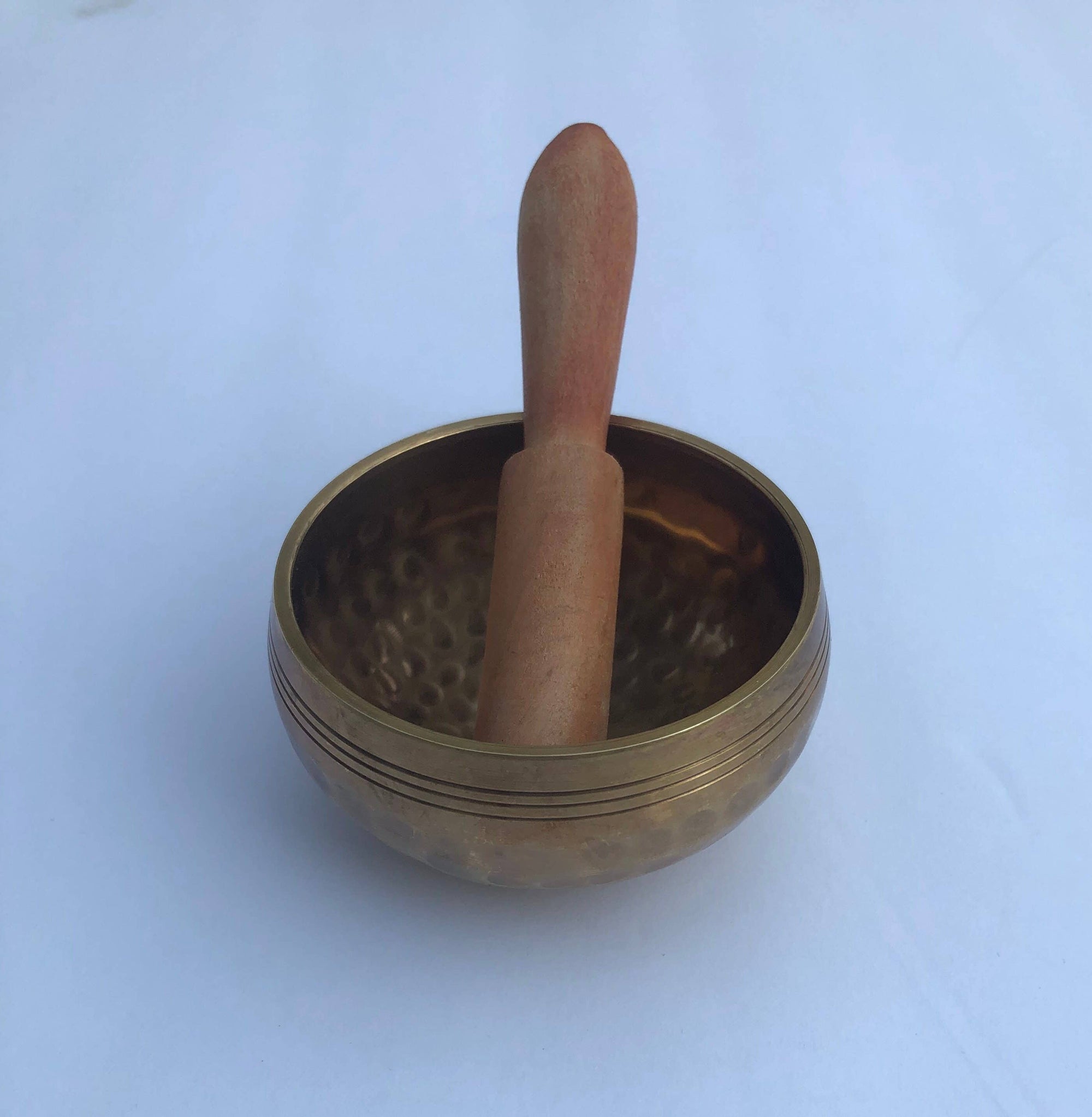 Handmade Tibetan Singing Bowl with Carrying Case