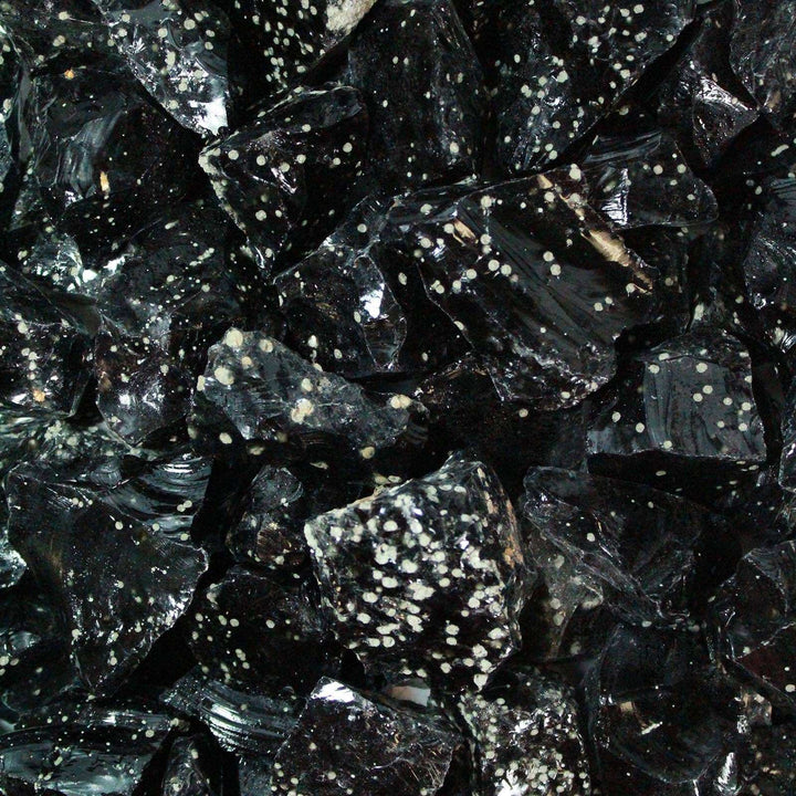 Rough Mexican Snowflake Obsidian