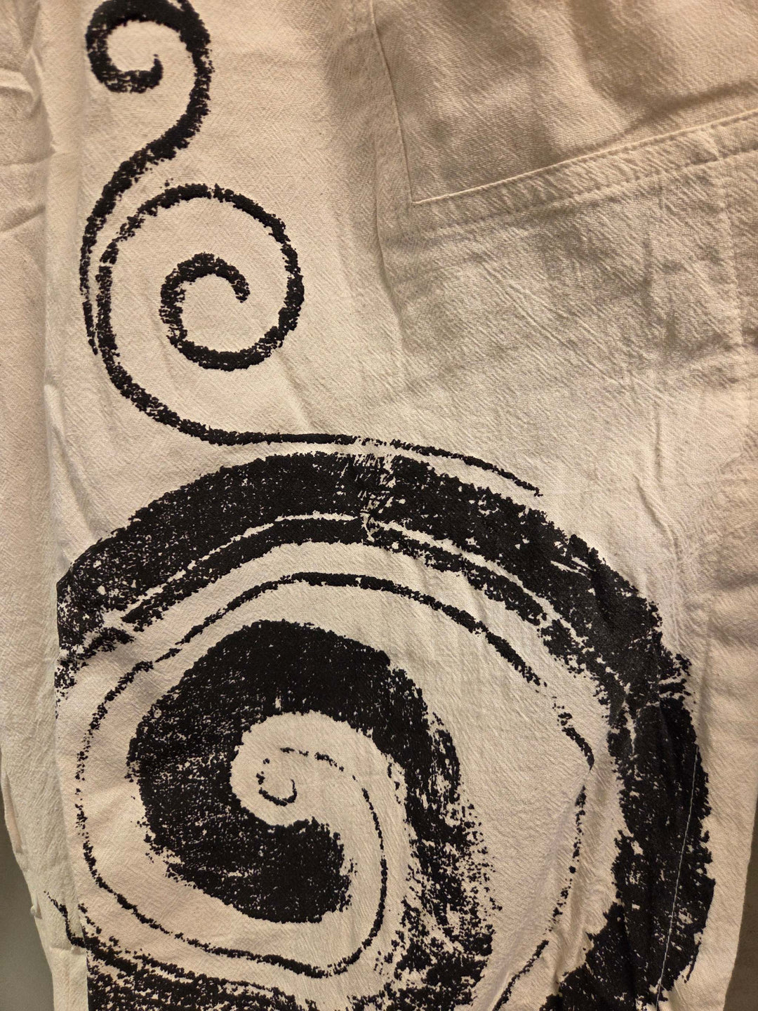 Natural Cotton Ruche Pant