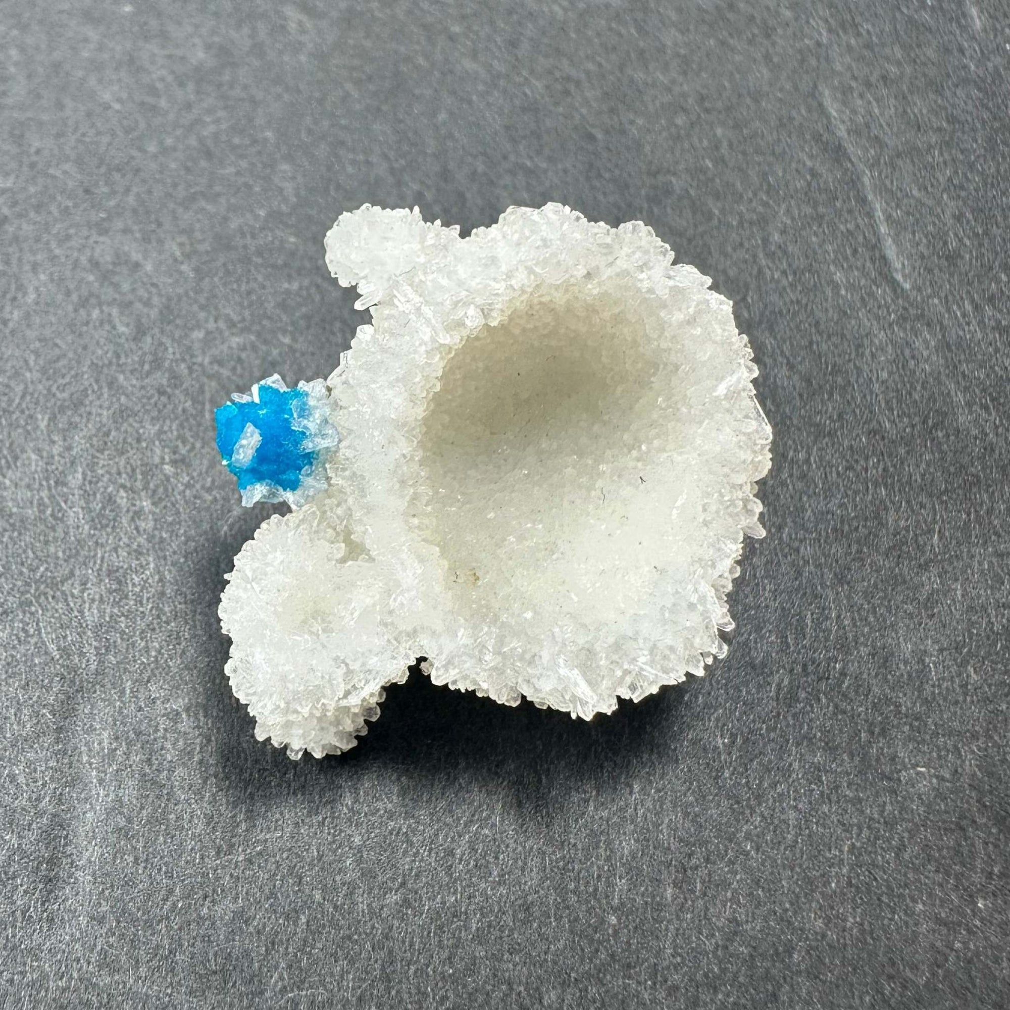 Cavansite Ball 'Floaters' on Stilbite SM from Maharashtra, Pune, India