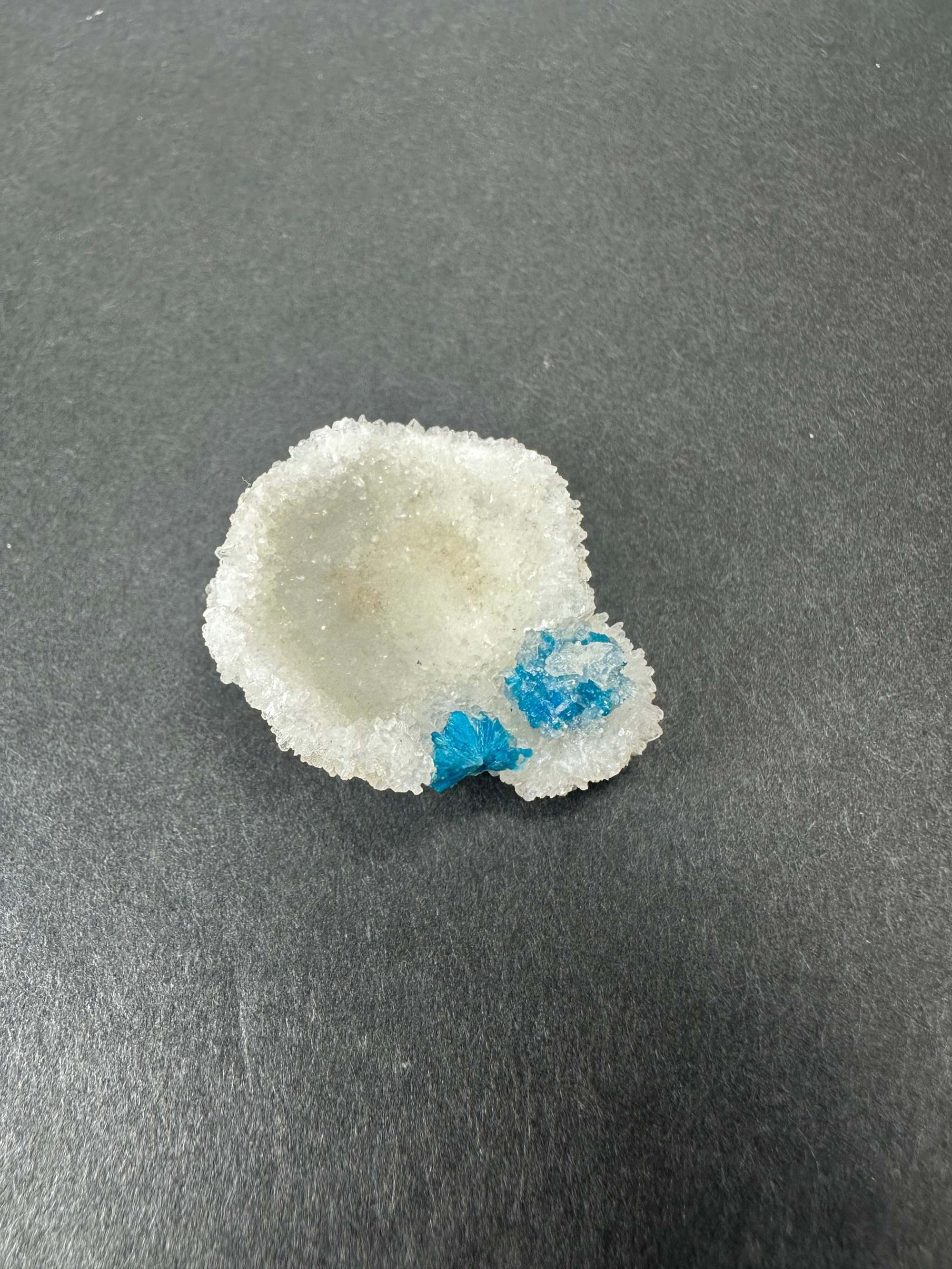 Cavansite Ball 'Floaters' on Stilbite SM from Maharashtra, Pune, India